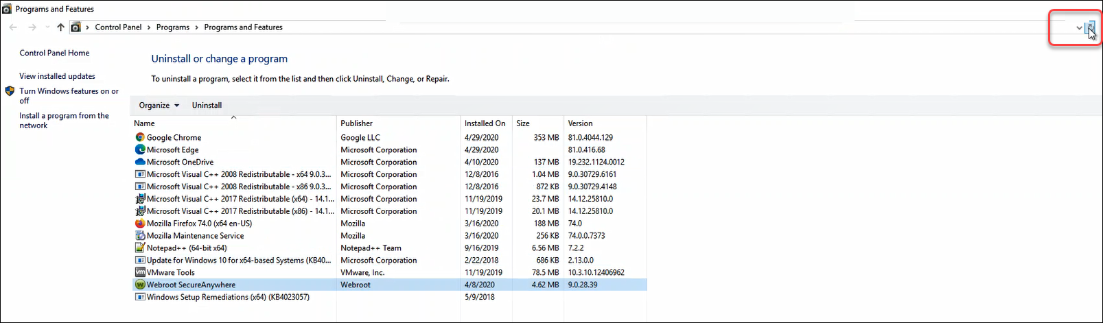 How To Uninstall Webroot SecureAnywhere (Windows 10)